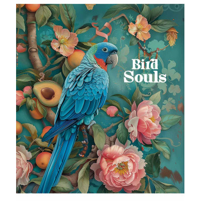 Зошит Школярик Bird Souls 96 аркушів клітинка (096-3457K)