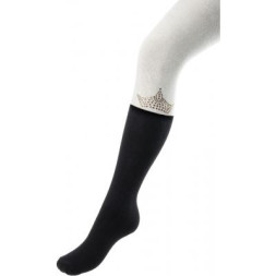 Колготки дитячі BNM з короною зі страз (M0C0302-1134-5G-black)
