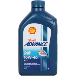 Моторна олива Shell Advance 4T AX7 10W-40 1л (74452)