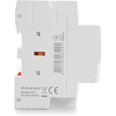 Контактор Videx 2п 63А 2НВ VF-RS-MC2O-63 RESIST