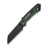 Ніж Civivi Buster FG, Darkwash, зелений мікарта (C24052-3)