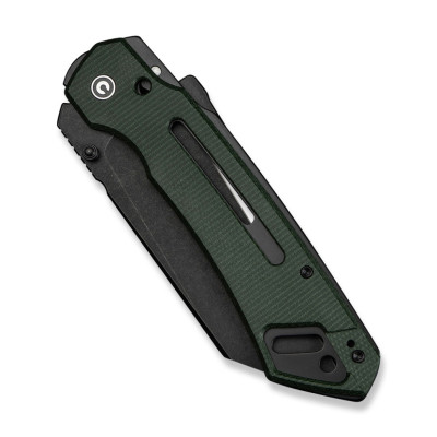 Ніж Civivi Buster FG, Darkwash, зелений мікарта (C24052-3)