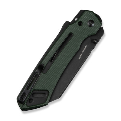 Ніж Civivi Buster FG, Darkwash, зелений мікарта (C24052-3)