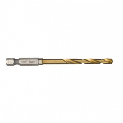 Свердло Milwaukee по металу RedHEX HSS-G TiN, 5,0 мм (48894712)