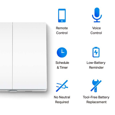 Розумний вимикач TP-Link Tapo S220 868 MHz 250V 4A (TAPO-S220)