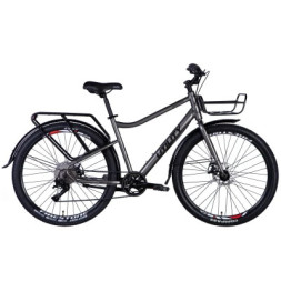 Велосипед Dorozhnik Utility DD 27.5&quot; 18.5&quot; ST 2024 Мокрий асфальт (OPS-D-27.5-000)