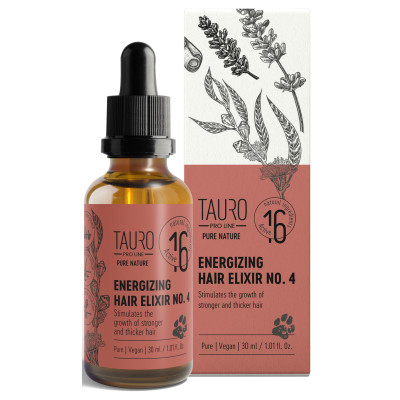 Ефірне масло для тварин Tauro Pro Line Energizing Hair Elixir № 4 для стимуляції росту шерсті 30 мл (TPL47411)
