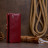 Гаманець ST Leather На кнопці Бордовий (19204)