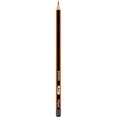 Олівець графітний Maped BLACK PEPS, B, без ластика (MP.850024)