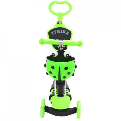 Самокат iTrike Maxi JR 5 в 1 green (JR 3-026-B green)