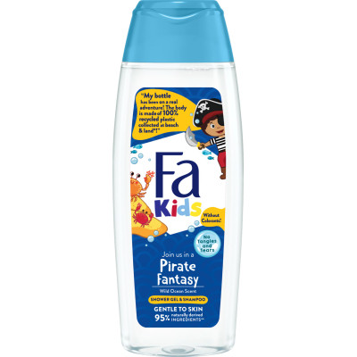 Дитячий гель для душу Fa Kids Хоробрий пірат для хлопчиків 250 мл (9000100662468)