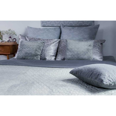 Подушка Руно декоративна Velour Grey 40х40 (311.55_Grey)
