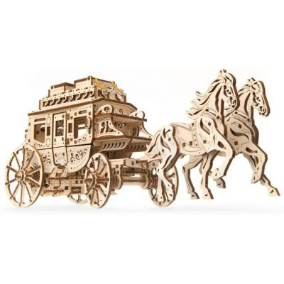 Конструктор Ugears механічний Поштовий диліжанс (70045)