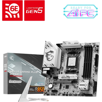 Материнська плата MSI B850M GAMING PLUS WIFI6E