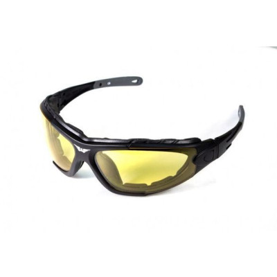 Сонцезахисні окуляри Global Vision Shorty Photochromic Anti-Fog Жовті фотохромні (1ШОРТ24-30)