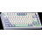 Клавіатура Aula F75 Gasket Greywood V3 switch Hot-Swap PBT Wireless/Bluetooth/USB White (6948391208640)