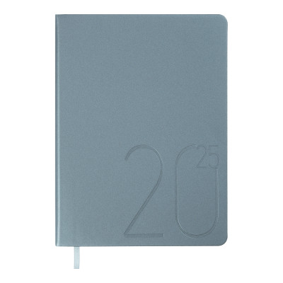 Тижневик Buromax датований 2025 STEEL, А5 блакитний (BM.2127-30)