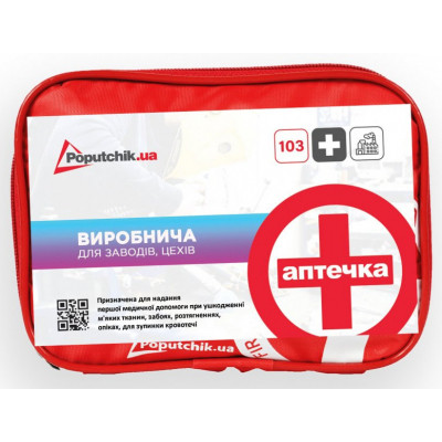 Автомобільна аптечка Poputchik 02-044-М