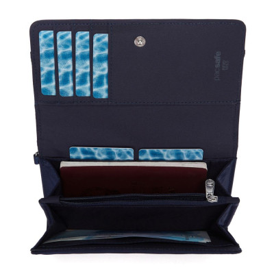 Гаманець Pacsafe RFIDsafe clutch wallet Темно-синій (11015645)