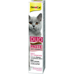 Паста для тварин GimCat DUO PASTE Anti-hairball malt with chicken мальт та курка 50 г (4002064427201)