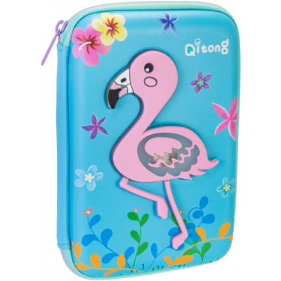 Пенал Cool For School LED 1 відділення з органайзером блакитний (QT-5758-Blue)