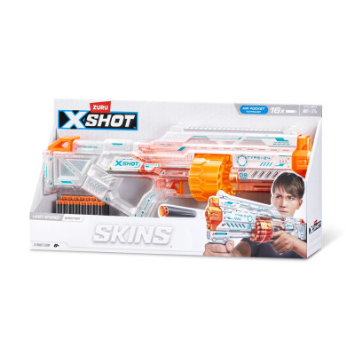 Іграшкова зброя Zuru Швидкострільний бластер X-Shot Skins Last Stand Specter (36518Q)