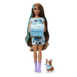 Лялька Barbie Вечірка-сюрприз у бірюзових тонах (JFG72)