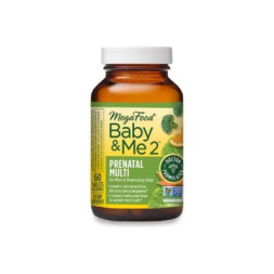Мультивітамін MegaFood Вітаміни для вагітних Baby &amp; Me 2, 60 таблеток (MGF-10314)