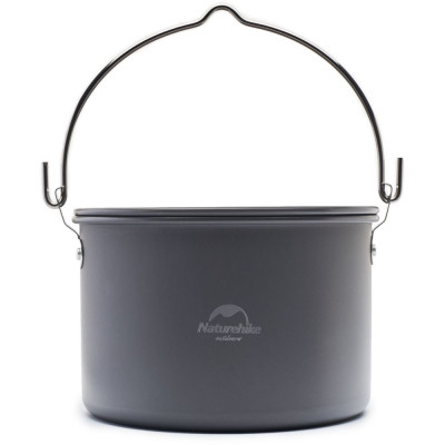 Котел туристичний Naturehike Camping NH17D021-G 4л Aluminium (6927595723173)