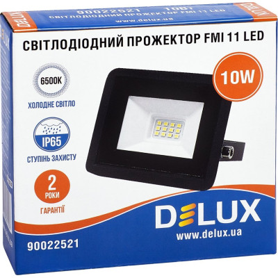 Прожектор Delux FMI 11 LED 10Вт 6500K IP65 (90022521)