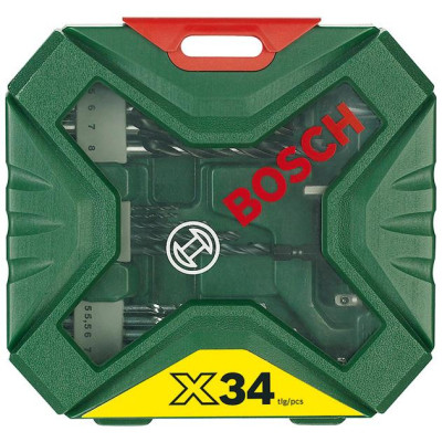 Набір свердл і біт Bosch X-LINE-34 (2.607.010.608)