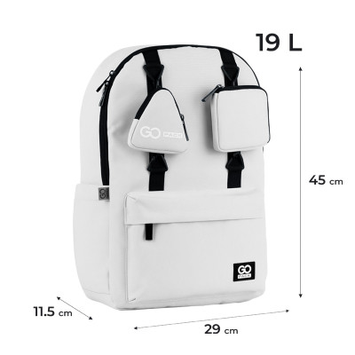 Рюкзак шкільний GoPack Education Teens 178 сірий (GO25-178L-2)