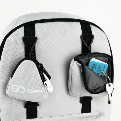 Рюкзак шкільний GoPack Education Teens 178 сірий (GO25-178L-2)