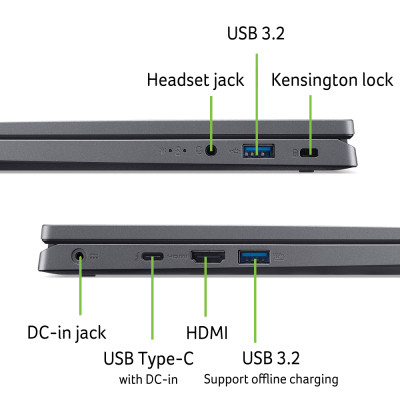 Ноутбук Acer Aspire 14 A14-51M-50AB (NX.KXHEU.002)