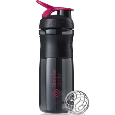 Шейкер спортивний BlenderBottle SportMixer Flip 28oz/820ml Black/Pink (SM 28oz Black/Pink)