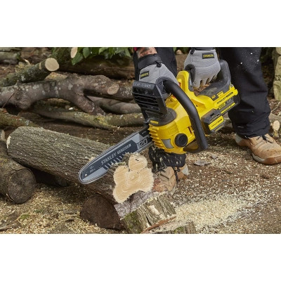 Ланцюгова пила Stanley FatMax, 20V, 4Ah, шина 30 см, ланцюг 3/8&#039;&#039; (SFMCCS630M1)