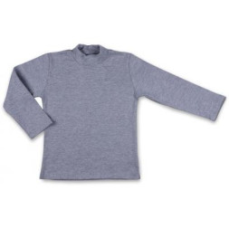 Кофта дитяча Lovetti водолазка сіра меланжева (1012-110-gray)