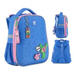 Рюкзак шкільний Kite Каркасний Tokidoki Блакитний (TK24-531M)