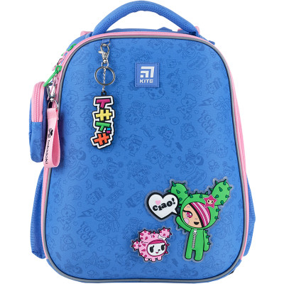 Рюкзак шкільний Kite Каркасний Tokidoki Блакитний (TK24-531M)