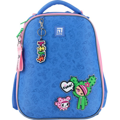 Рюкзак шкільний Kite Каркасний Tokidoki Блакитний (TK24-531M)