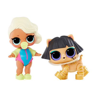 Фігурка L.O.L. Surprise! серії OPP Tot + Pet - Серфер Бейбі і Мяу (987819)