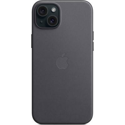 Чохол до мобільного телефона Apple iPhone 15 Plus FineWoven Case with MagSafe Black (MT423ZM/A)