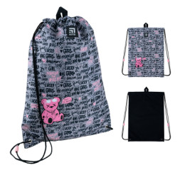 Сумка для взуття Kite Lucky Girl Сіра (K24-600M-11)