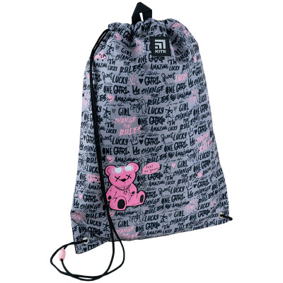 Сумка для взуття Kite Lucky Girl Сіра (K24-600M-11)