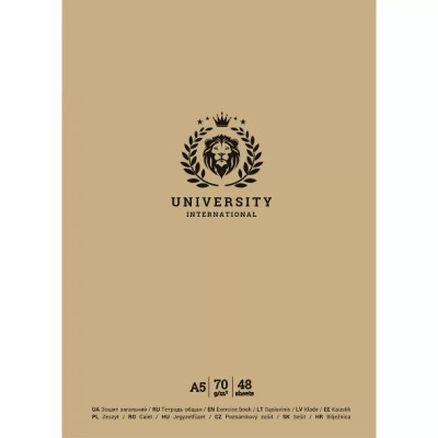 Зошит Школярик А5 Student лінія 48 аркушів (A5-048-5210L)