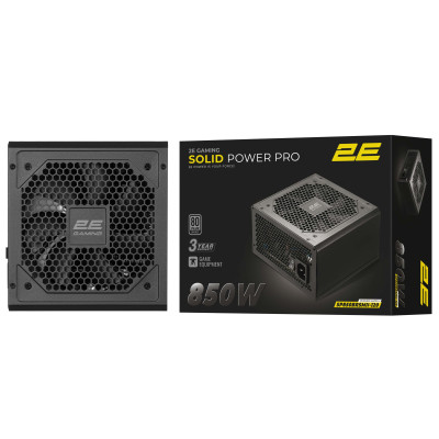 Блок живлення 2E 850W GAMING Solid Power Pro (2E-SP850BRSMII-120)