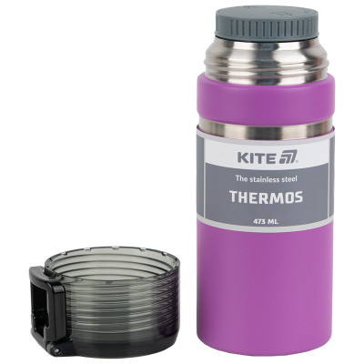 Термос Kite 473 мл фіолетовий (K25-320-3)