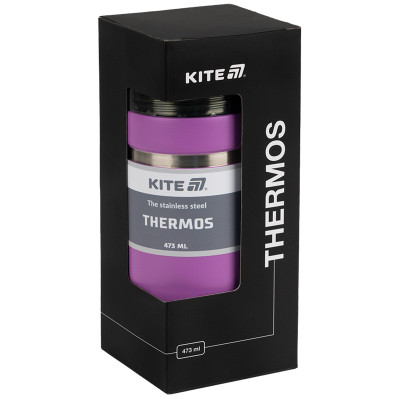 Термос Kite 473 мл фіолетовий (K25-320-3)