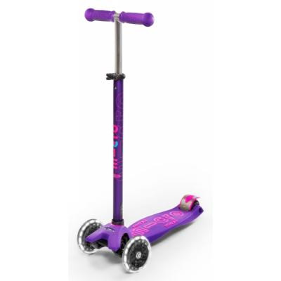 Самокат Micro Maxi Deluxe Purple LED (MMD066)