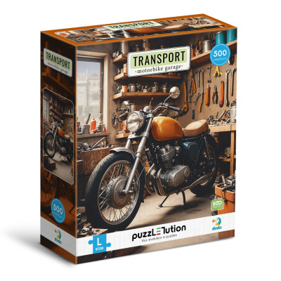Пазл DoDo Medium-L Транспорт. Мотоциклетний гараж (300651)